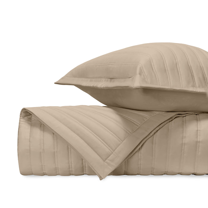 Photo of the L'Avenue | Quilted Coverlet & Euro Set ensemble.