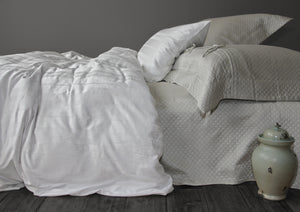 Photo of the Lucca Stripe | Decorative Pillow ensemble.
