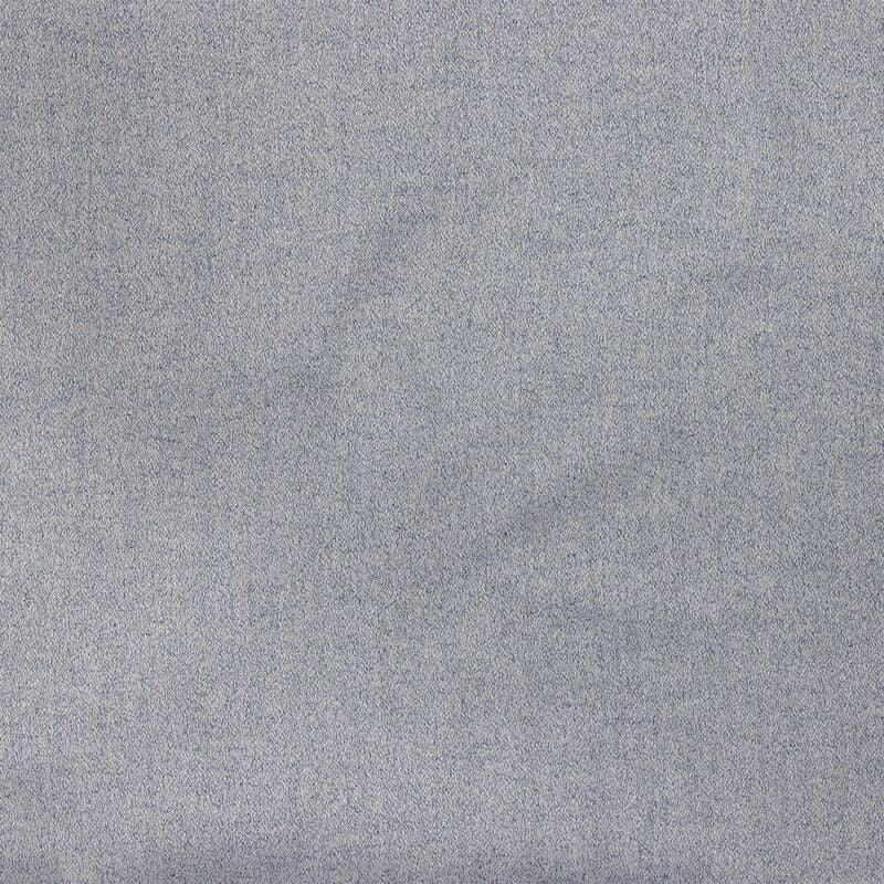 Close-up of Legna Rimini bedskirt in silver-grey, showing soft flannel-like fabric texture.