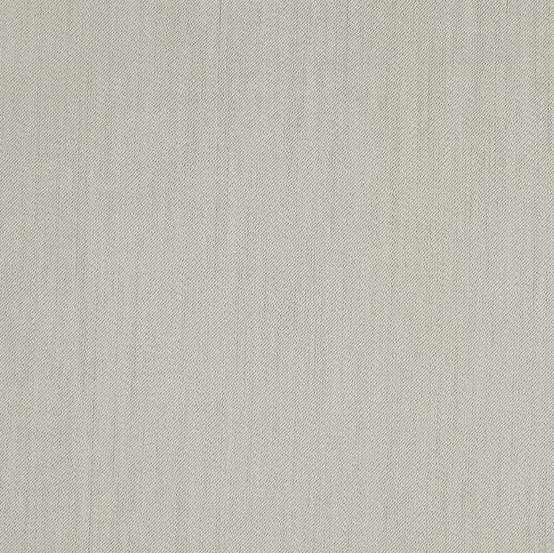 Close-up of silver-grey herringbone weave texture on Leonardo bed skirt fabric.