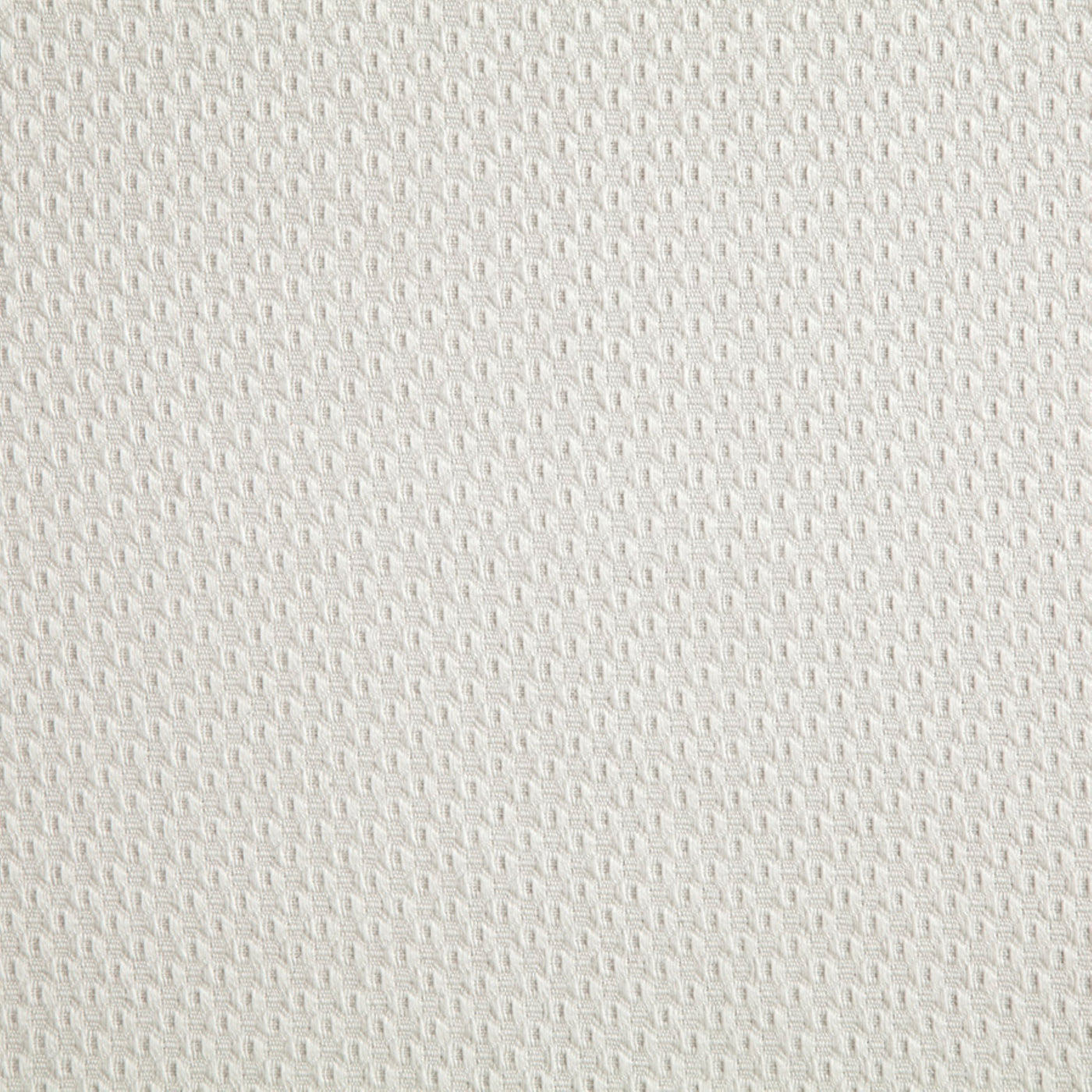 Close-up of ivory Lisboa fabric showing textured waffle weave pattern.