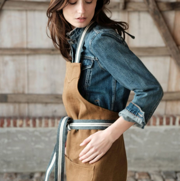 Photo of the The Miles Apron ensemble.