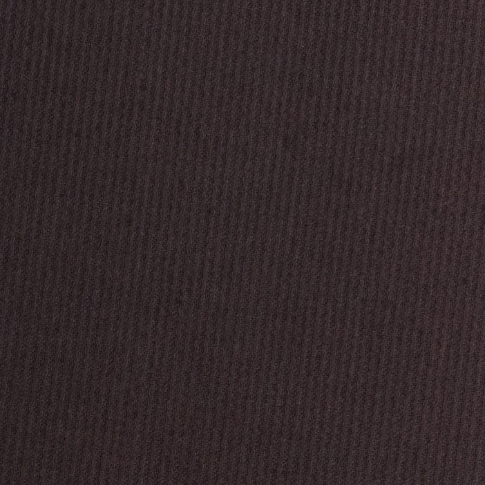Close-up of Miller sham in espresso, showing diagonal ribbed weave texture.