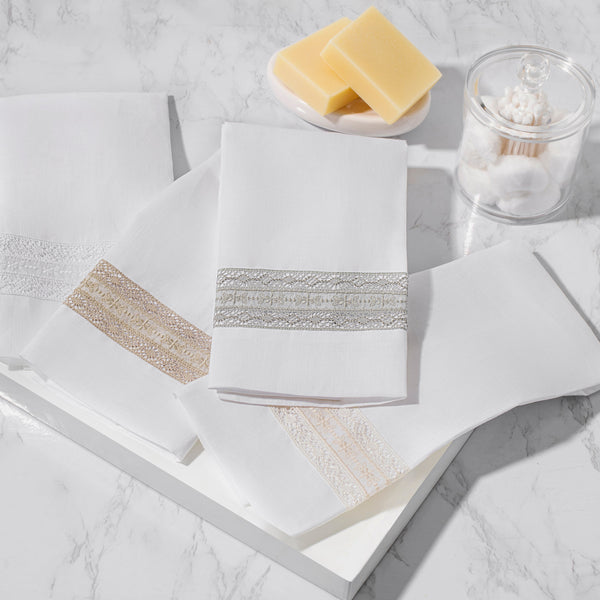 Photo of the Pamela | Fingertip Towel ensemble.