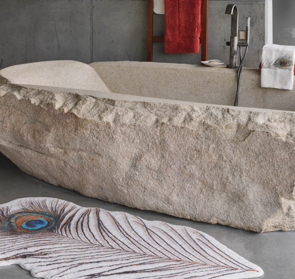 Photo of the Paon | Bath Rug ensemble.