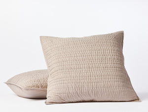 Photo of the Channel Handstitched | Pillow Sham ensemble.