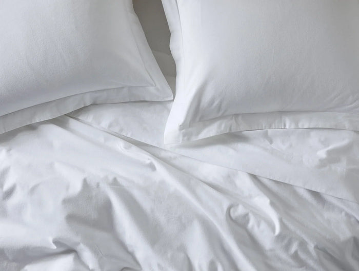Photo of the Cloud Brushed Flannel | Pillow Sham ensemble.