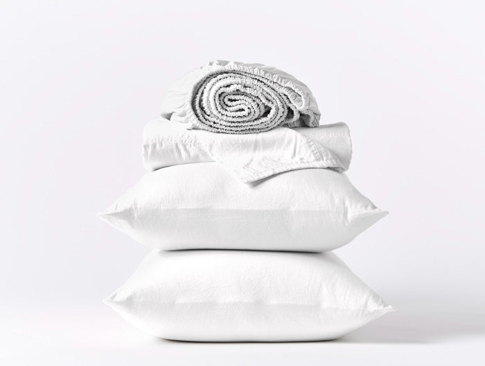 Photo of the Cloud Soft Sateen | Sheet Set ensemble.