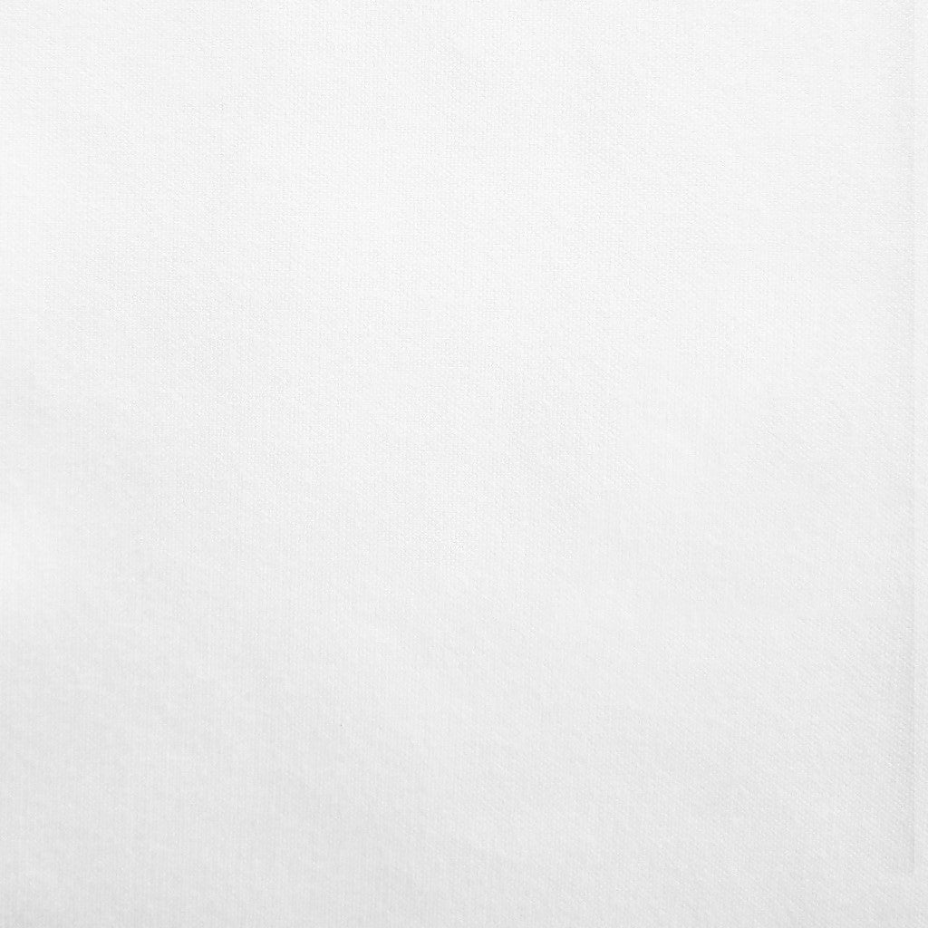 Close-up of smooth white linen fabric texture.