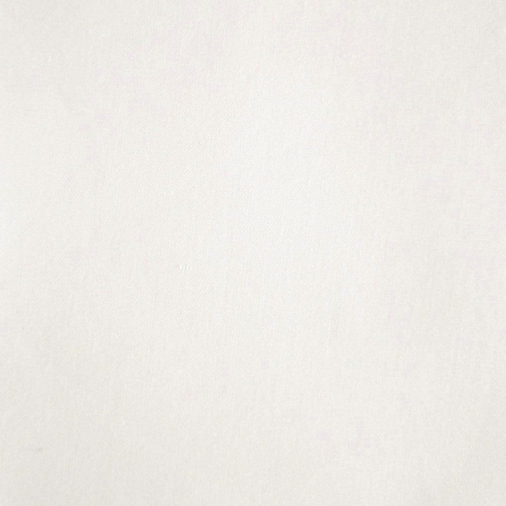 Ivory polycotton pillowcase fabric close-up with subtle woven texture.