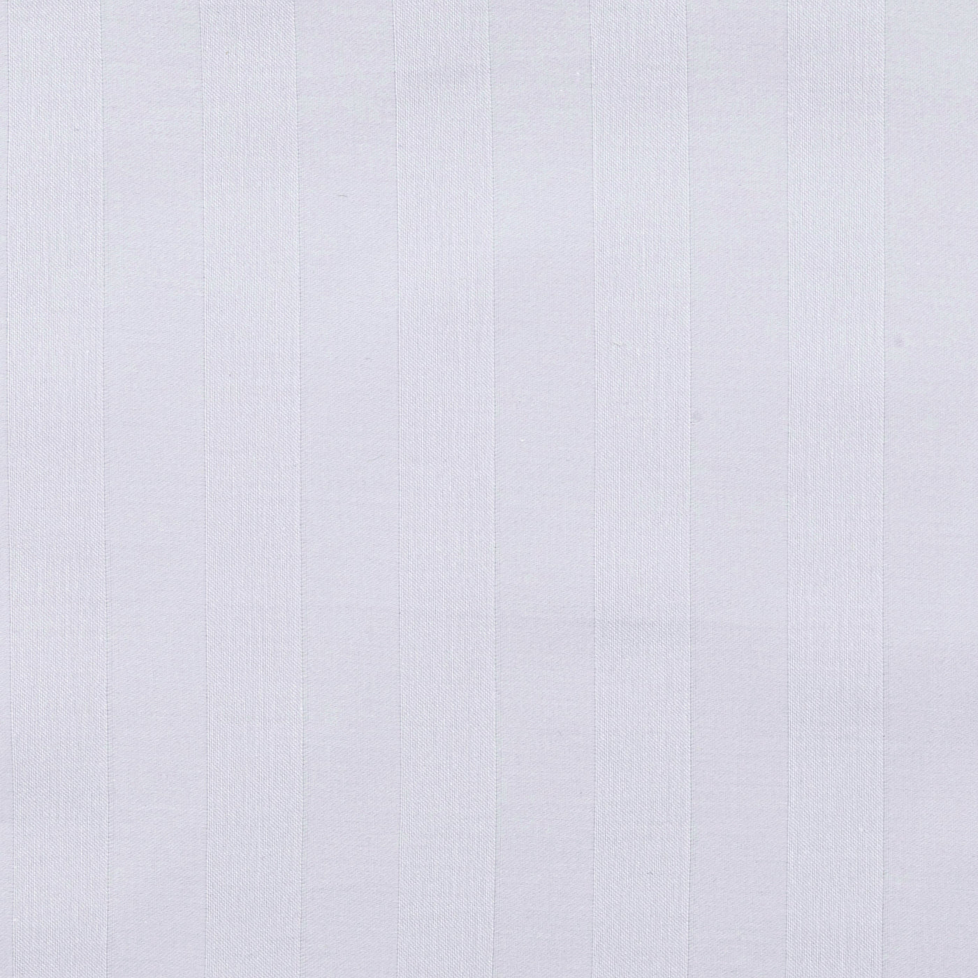 Close-up of ivory cotton fabric with subtle woven satin stripes.