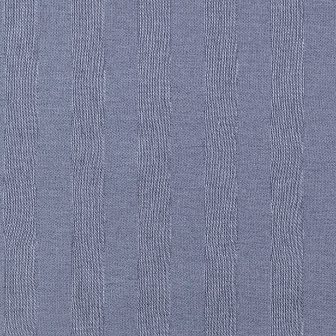 Close-up of slate blue linen-weave fabric texture.
