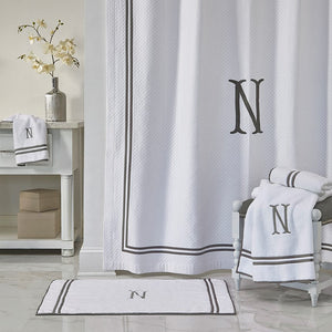 Photo of the Ribbons | Shower Curtain ensemble.