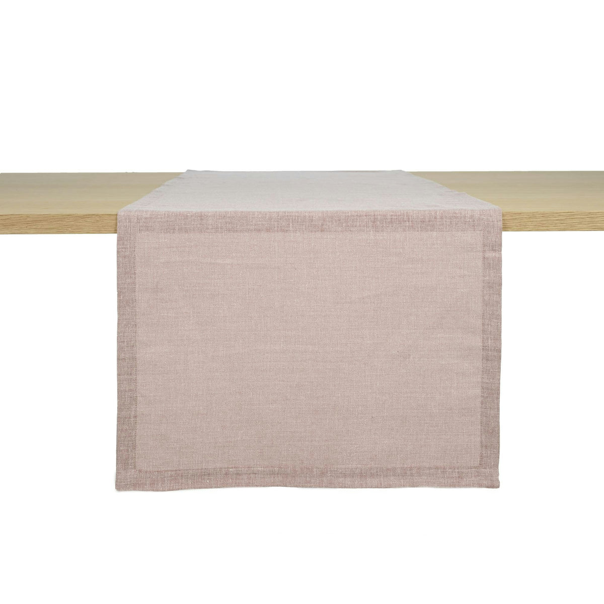 Riverside Délavé table runner in Apricot
