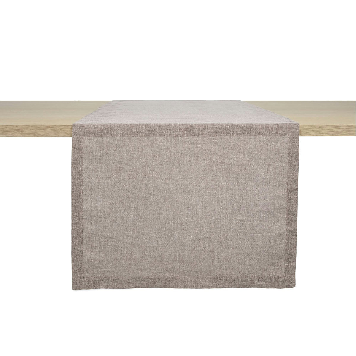 Riverside Délavé table runner in Mahogany