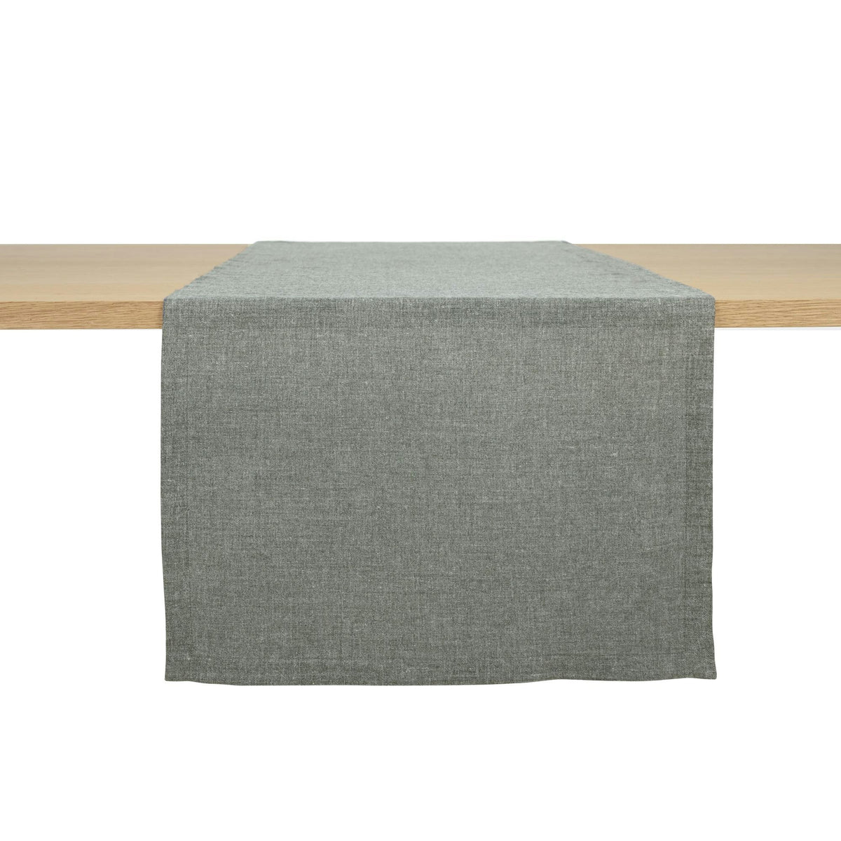 Riverside Délavé table runner in Sulfur