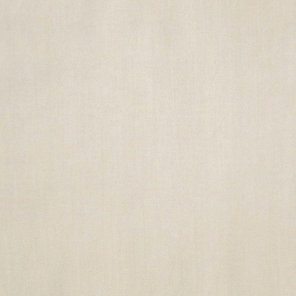 Close-up of ivory Home Treasures Ara fabric yardage showing fine linen weave texture.