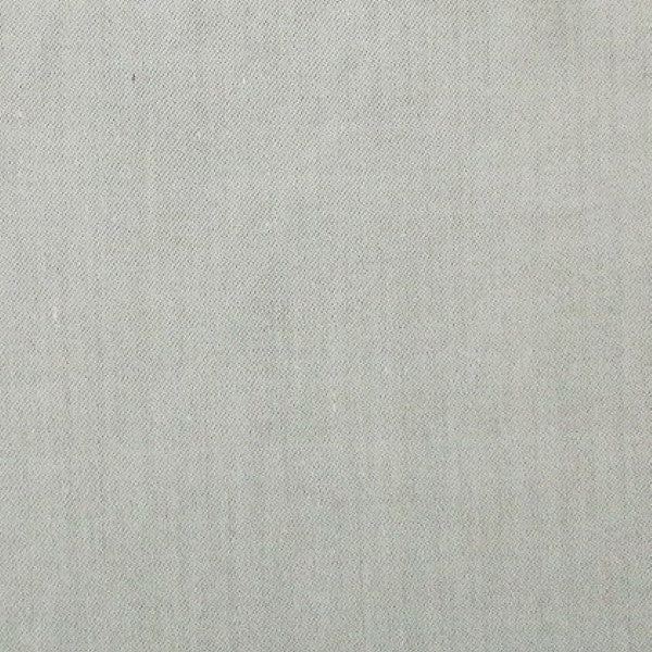 Close-up of Ara fabric in silver-grey, showing subtle diagonal twill weave texture.