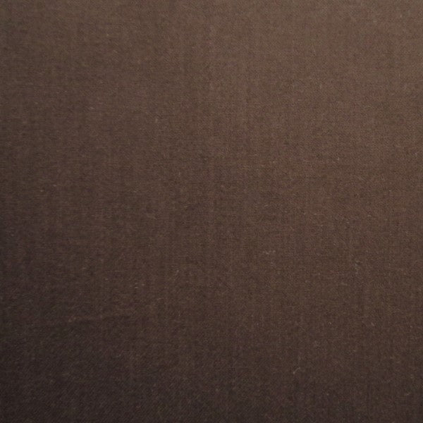 Close-up of Royal duvet cover fabric in deep espresso, showing smooth woven texture.