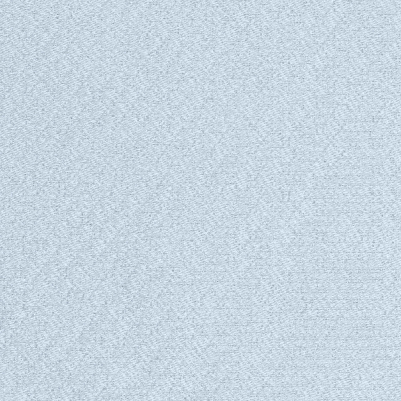 Close-up of Home Treasures Sierra coverlet in powder blue with tonal diamond weave texture.