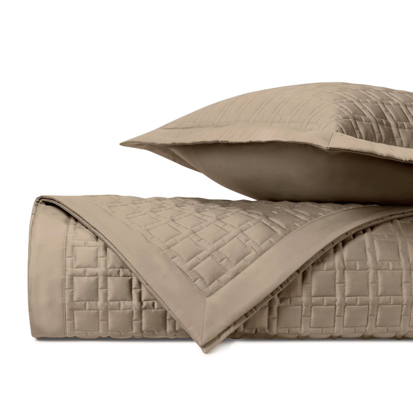 Square | Quilted Coverlet (Euro) Set