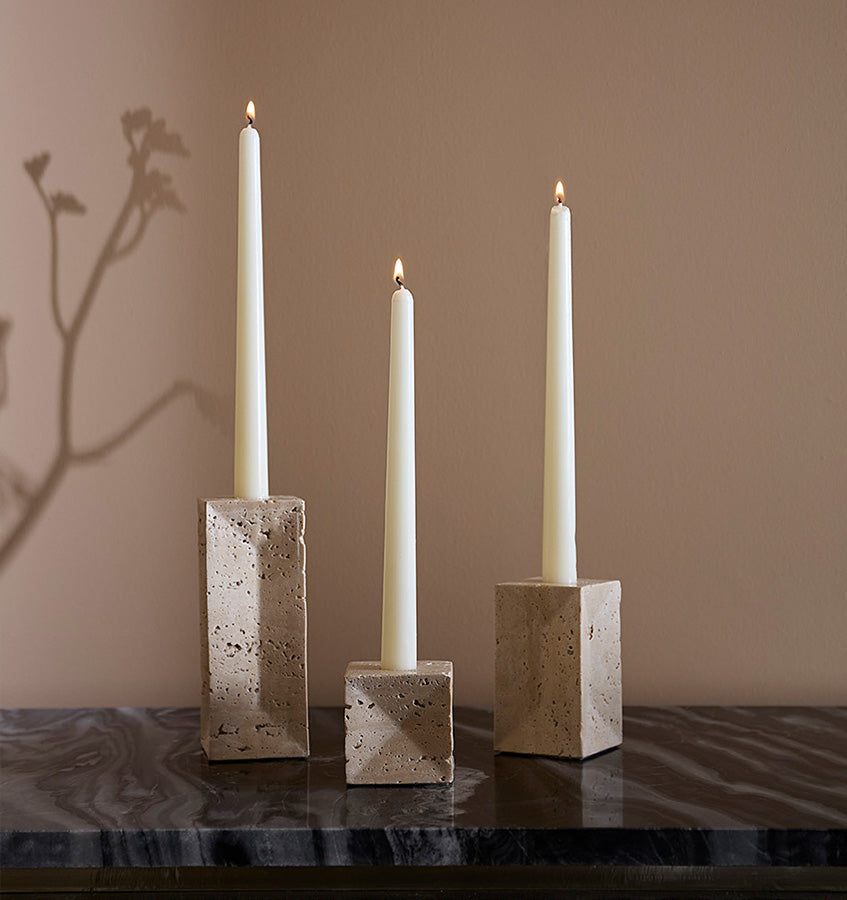 Sferra Travertino | Candle Holder