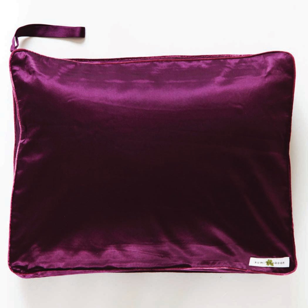 velvet travel set bag