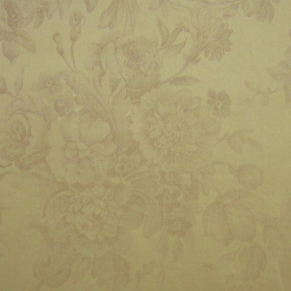 Close-up of tonal champagne floral jacquard weave on Home Treasures Victoria sham.