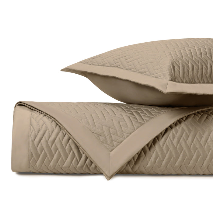 Photo of the Viscaya | Quilted Coverlet & Euro Set ensemble.