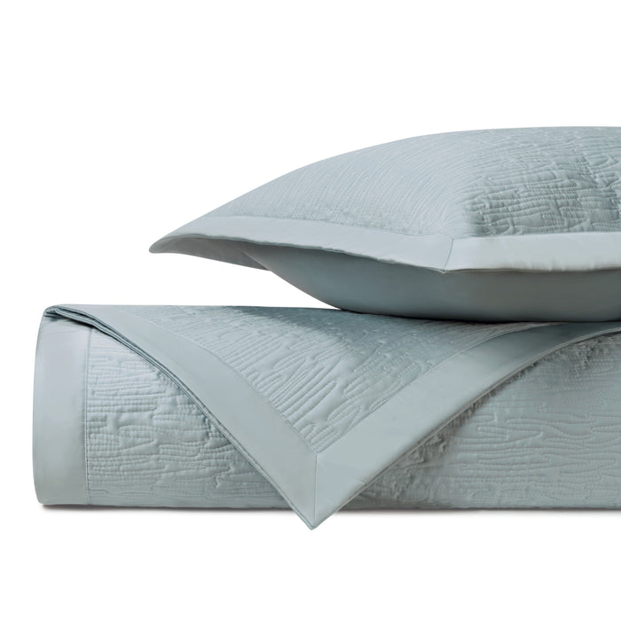 Photo of the Wave | Quilted Coverlet & Euro Set ensemble.