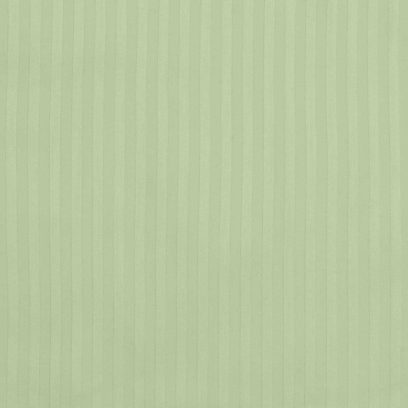 Close-up of Home Treasures Windsor satin stripe weave in sage green.
