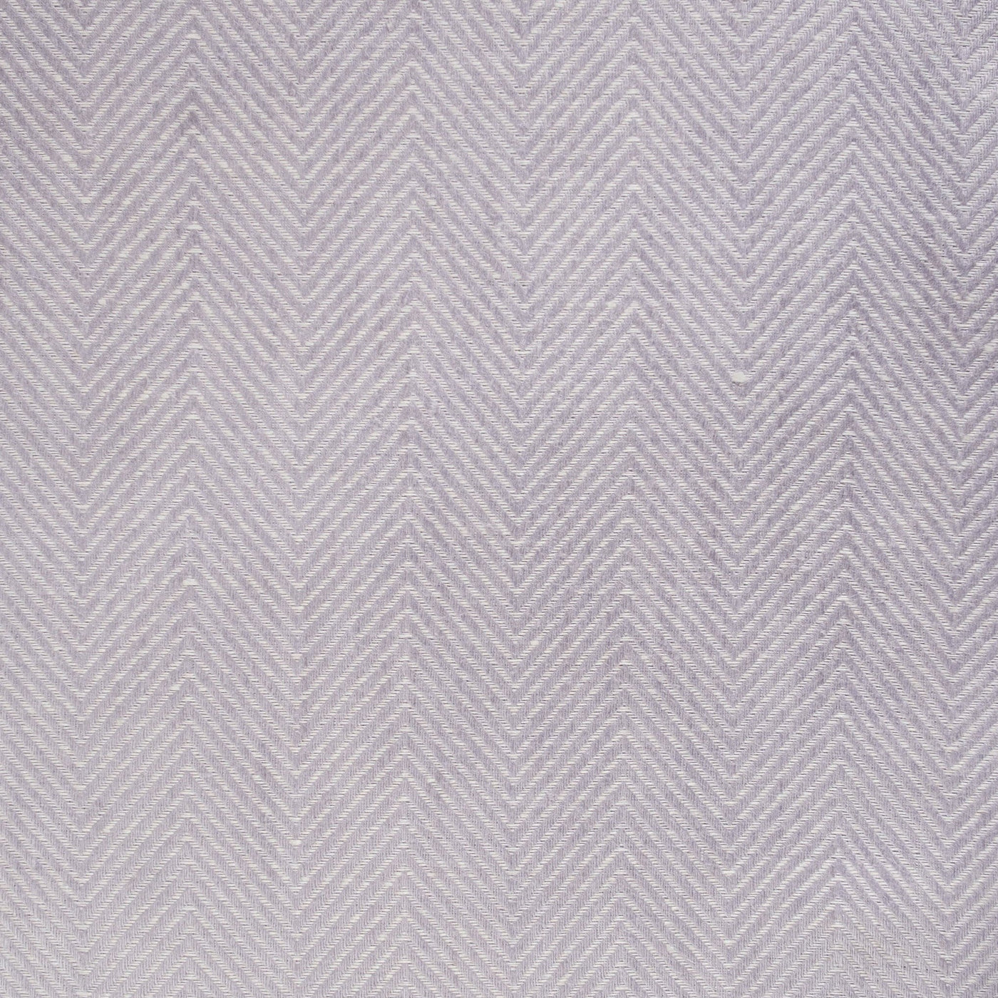 Close-up of Home Treasures Zebra fabric in lavender herringbone weave.