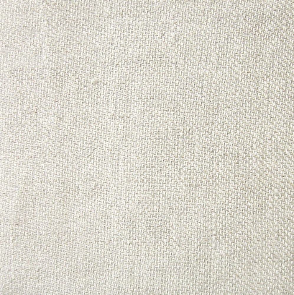Close-up of Home Treasures Zebra fabric in ivory, showing linen weave texture.