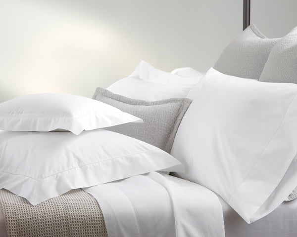 Photo of the Milano Hemstitch | Euro Pillow Sham ensemble.