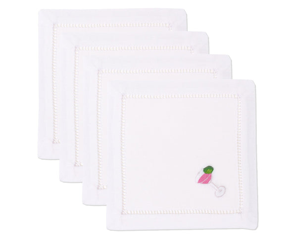 Photo of the Cosmopolitan | Cocktail Napkins, Set of 4 ensemble.