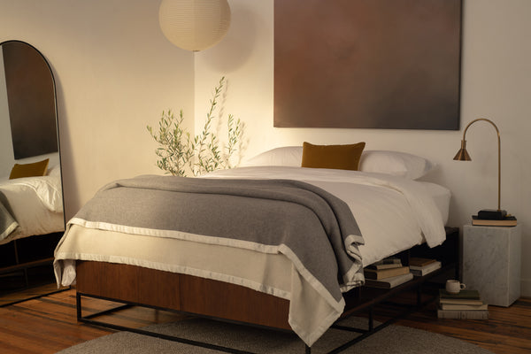 Photo of the Organico Percale | Duvet Cover ensemble.