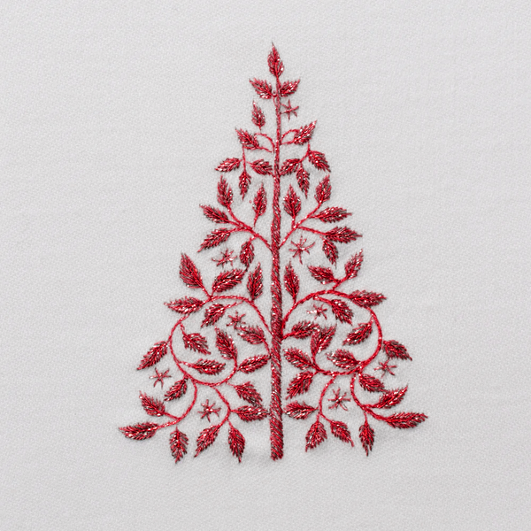 Photo of the Mod Tree Red | Dinner Napkin ensemble.