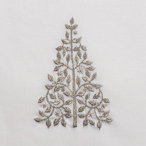 Photo of the Mod Tree Silver | Cocktail Napkins, Set of 4 ensemble.