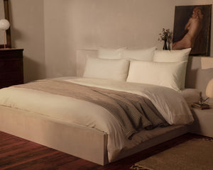 Photo of the Giza Reserve Percale | Duvet Cover ensemble.
