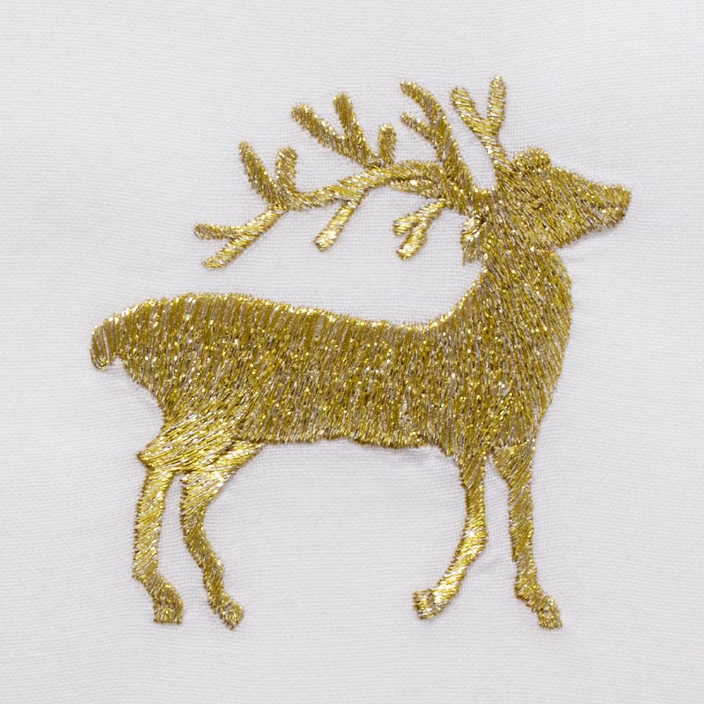 Reindeer Gold | Cocktail Napkins, Set of 4