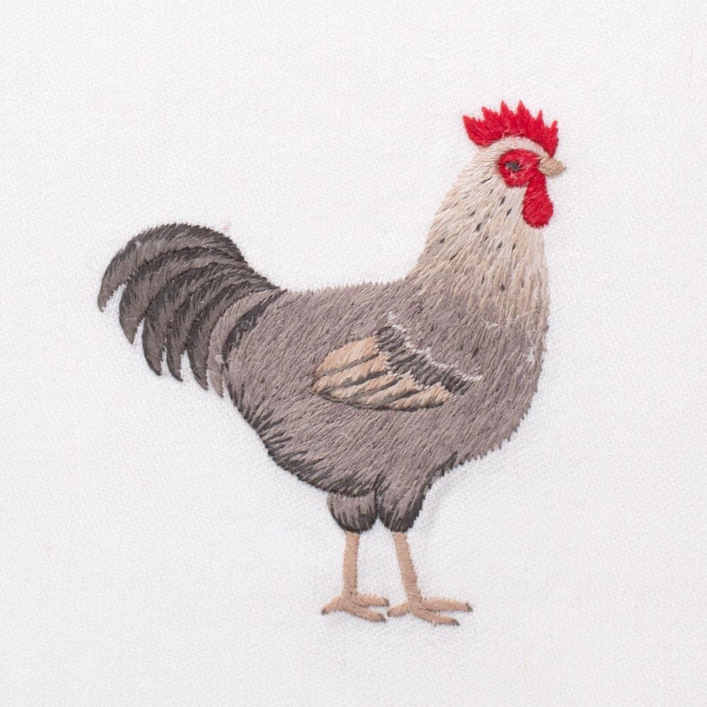 Rooster Gray | Kitchen Towel