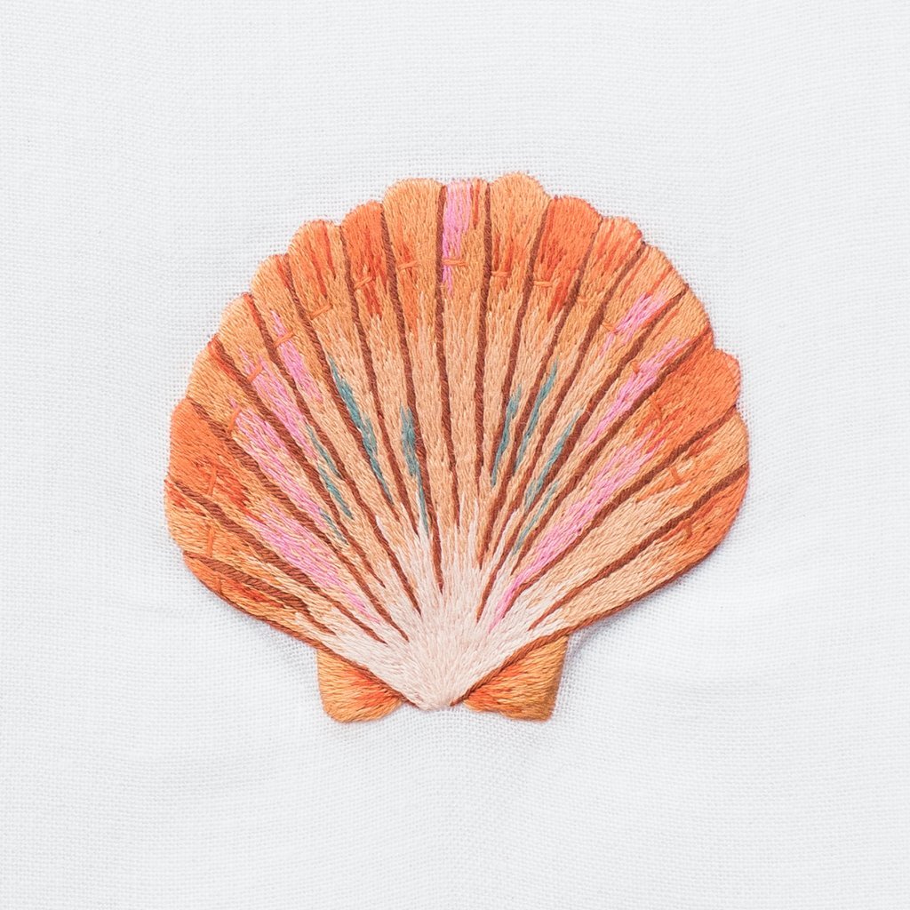 Shell Scallop Blush | Tissue Box Cover