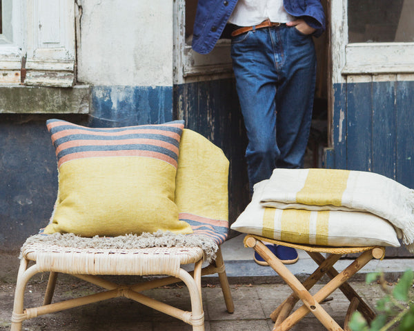 Photo of the The Belgian | Decorative Pillow ensemble.