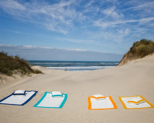 Photo of the Portofino Beach Towel ensemble.