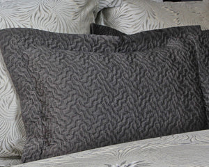 Photo of the Allegro Jacquard | Pillow Sham ensemble.