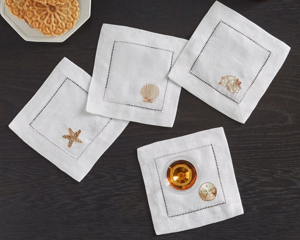 Photo of the Beachcomber | Cocktail Napkins, Set of 4 ensemble.