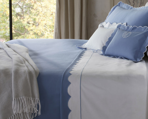 Photo of the Diamond Pique | Coverlet ensemble.