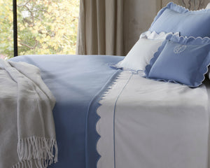 Photo of the Diamond Pique | Euro Pillow Sham ensemble.