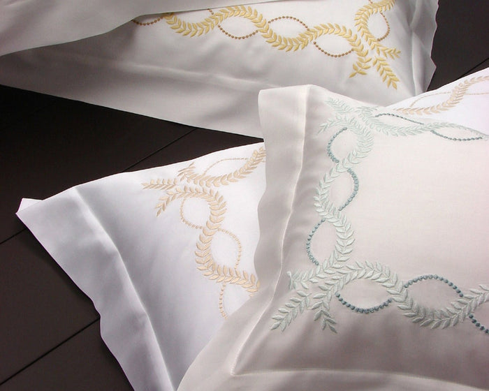 Photo of the Diana Embroidery | Pillowcase Set ensemble.