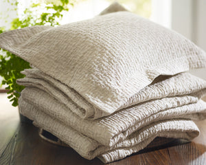 Photo of the The Purists Eton | Euro Pillow Sham ensemble.